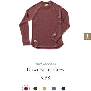 Gorgeous Downeaster Crew - comfy, warm, excellent condition!